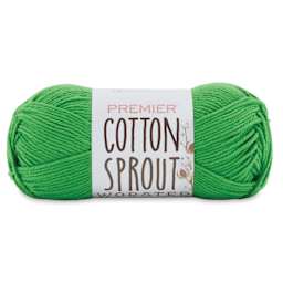 Premier Yarn Cotton Sprout Worsted Yarn - Laurel, 180 yds