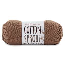 Premier Yarn Cotton Sprout Worsted Yarn - Molasses, 180 yds