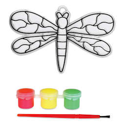 Krafty Kids DIY 3D Suncatcher Kit - Dragonfly