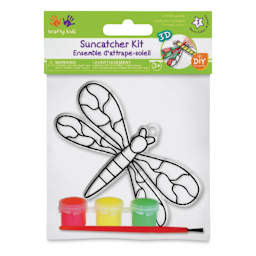 Krafty Kids DIY 3D Suncatcher Kit - Dragonfly (In packaging)