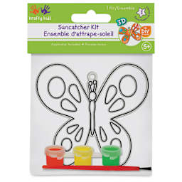 Krafty Kids DIY 3D Suncatcher Kit - Butterfly (front of packaging)
