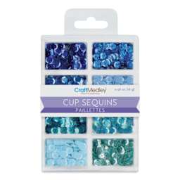 Craft Medley Sequins -  Rhythm n' Blues Set, .56 oz (Front of package)