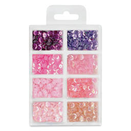 Craft Medley Sequins -  Princess Set, .56 oz (Back of package)