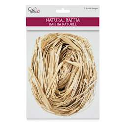 Craft Decor Raffia - Natural, 2 oz (In packaging)
