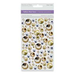 Balloon Blast Gem Stickers - Golden (In packaging)