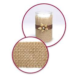 Craft Decor Burlap Ribbon (Texture shown)