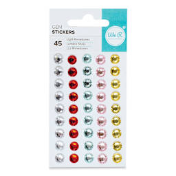 We R Memory Keepers Gem Stickers - Light, Set of 45