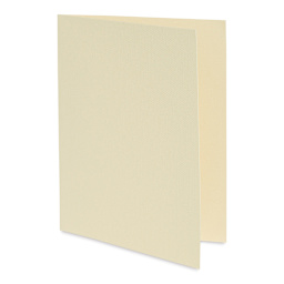 Cricut Joy Cards, Inserts, and Envelopes - Cream/Silver Brush, Package of 10 (Cream Card)