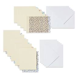 Cricut Joy Cards, Inserts, and Envelopes - Charmed, Package of 10 (Cards, Inserts, and Envelopes shown out of packaging)