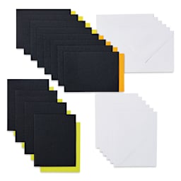 Cricut Joy Cards, Inserts, and Envelopes - Night Bright, Package of 12 (Cards, Inserts, and Envelopes shown out of packaging)