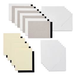 Cricut Joy Cards, Inserts, and Envelopes - Neutrals, Package of 12 (Cards, Inserts, and Envelopes shown out of packaging)
