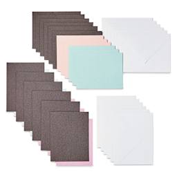 Cricut Joy Cards, Inserts, and Envelopes - Pastel, Package of 12 (Cards, Inserts, and Envelopes shown out of packaging)