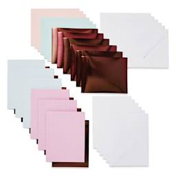 Cricut Joy Cards, Inserts, and Envelopes - Macarons, Package of 12 (Cards, Inserts, and Envelopes shown out of packaging)