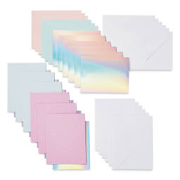 Cricut Joy Cards, Inserts, and Envelopes - Princess, Package of 12 (Cards, Inserts, and Envelopes shown out of packaging)