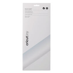 Cricut Joy Permanent Smart Label Writable Vinyl - Transparent, Pkg of 4 Sheets, front of the packaging