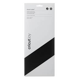 Cricut Joy Removable Smart Label Writable Vinyl - Black, Pkg of 4 Sheets, front of the packaging