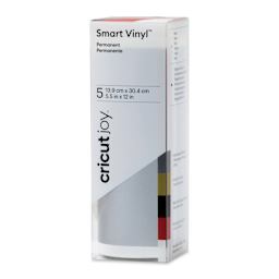 Cricut Joy Permanent Smart Vinyl - Elegant, Matte Sampler, 5 Sheets, front of the packaging