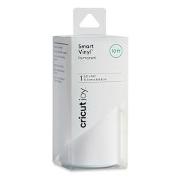 Cricut Joy Permanent Smart Vinyl - White, 5-1/2" x 10 ft, Roll (In packaging)