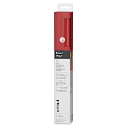 Cricut Permanent Smart Vinyl - Red, 13" x 3 ft, Roll (In packaging)