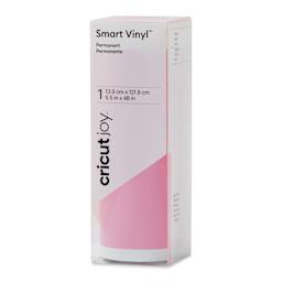 Cricut Joy Permanent Smart Vinyl - Light Pink, Matte, 5-1/2" x 48", roll inside of the packaging