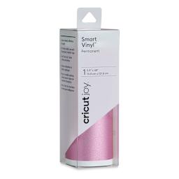 Cricut Joy Permanent Smart Vinyl - Shimmer Pink, 5-1/2" x 48", Roll (In packaging)