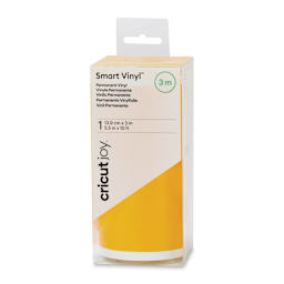 Cricut Joy Permanent Smart Vinyl - Maize Yellow, Matte, 5-1/2" x 10 ft, Roll (In packaging)