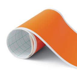 Cricut Joy Permanent Smart Vinyl - Orange, Matte, 5-1/2" x 48", unrolled