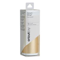 Cricut Joy Permanent Smart Vinyl - Shimmer Gold, 5-1/2" x 48", Roll (In packaging)