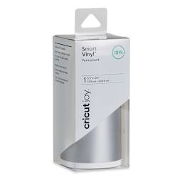 Cricut Joy Permanent Smart Vinyl - Silver, 5-1/2" x 10 ft, Roll (In packaging)