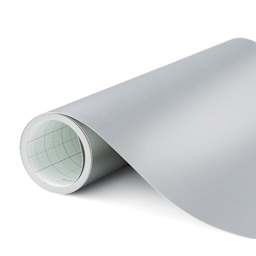Cricut Removable Smart Vinyl - Metallic Silver, 13" x 12 ft, unrolled sheet