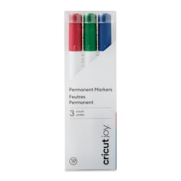 Cricut Joy Permanent Markers - Basics, Set of 3, front of the packaging