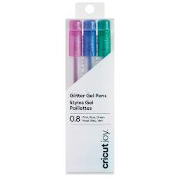 Cricut Joy Gel Pens – Glitter Brights, Set of 3, front of the packaging