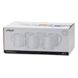 Cricut Mug Blanks - 12 oz, White, Package of 6 (In packaging)