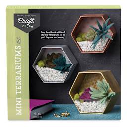 Craft Crush Mini Terrariums Kit (Front of packaging)