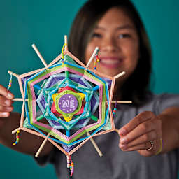 Craft-Tastic All About Me Quiz Art Kit (Model shown with sample completed project)