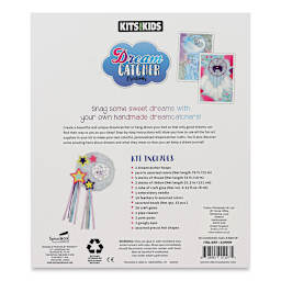 SpiceBox Kits for Kids Dreamcatcher Creations Kit (Back of packaging)