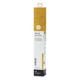 Cricut Smart Iron-On Heat Transfer Vinyl - Gold Glitter, 13" x 3 ft, Roll