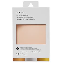 Cricut Foil Transfer Sheets - Metallic Sampler, 4" x 6", Package of 24 (In packaging)