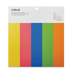 Cricut Smart Paper Sticker Cardstock - Bright Bows, 13" x 13", Package of 10 Sheets (In packaging)