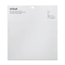 Cricut Smart Paper Sticker Cardstock - White, 13" x 13", Package of 10 Sheets (In packaging)