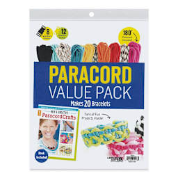 Leisure Arts Paracord Craft Kits Value Pack (Front of packaging)