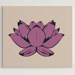 Stencil1 Multi-Layer Stencil, Lotus Artwork