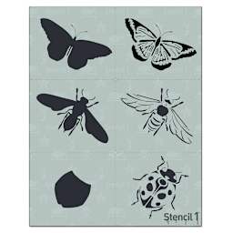 Stencil1 Multi-Layer Stencil, Bugs, Pkg of 3, 2 Layer