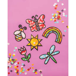 The Best Ideas For Kids Suncatchers Kit (Sample completed suncatchers)