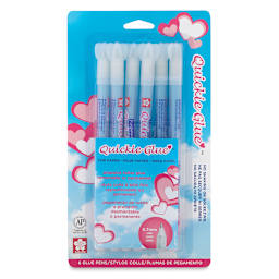 Sakura Quickie Glue Pen - Front of blister package of 6 pens