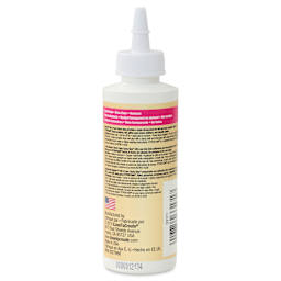 Aleene's Felt and Foam Tacky Glue - 4 oz, back of the squeeze bottle