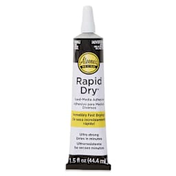 Aleene's Rapid Dry Mixed Media Adhesive - 1.5 oz, front of the tube