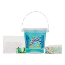 Elmer’s Gue Premade Slime - Deep Gue Sea Bucket with Mix-Ins, 1-1/2 lb, Bucket Next To Mix-Ins