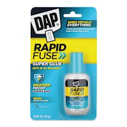 DAP RapidFuse Super Glue - 0.56 oz Bottle front of packaging