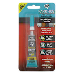 DAP RapidFuse Super Glue Gel Adhesive - No Drip, 0.7 oz - front of packaging
